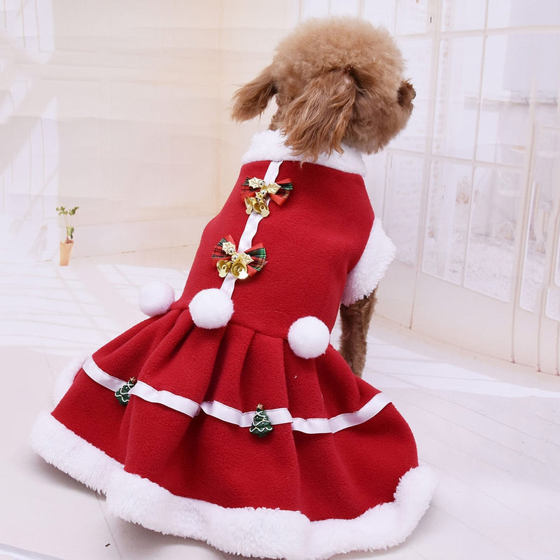 Vánoční šaty pro psy
