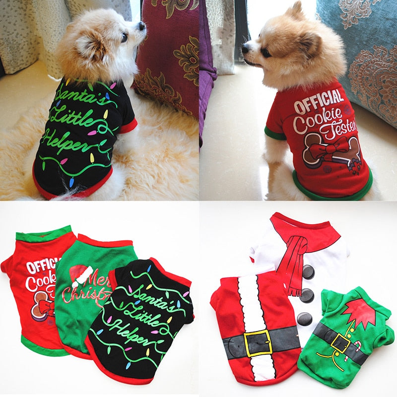 Vánoční obleček pro menší psy