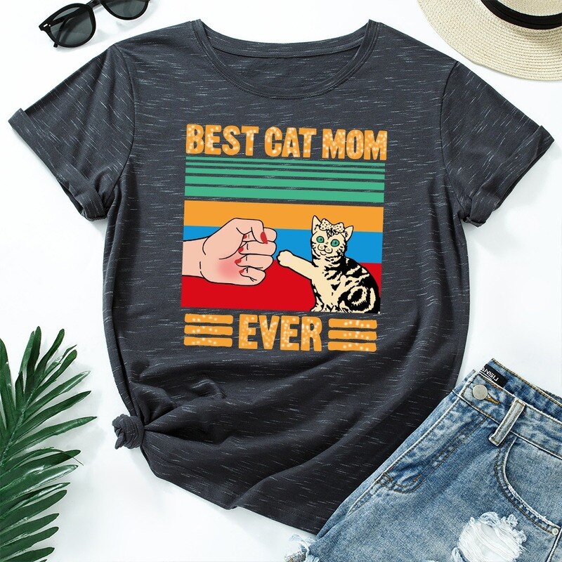 Letní kočičí tričko