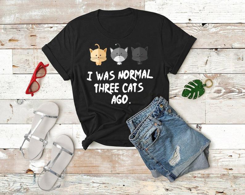 Vtipné tričko s kočkami