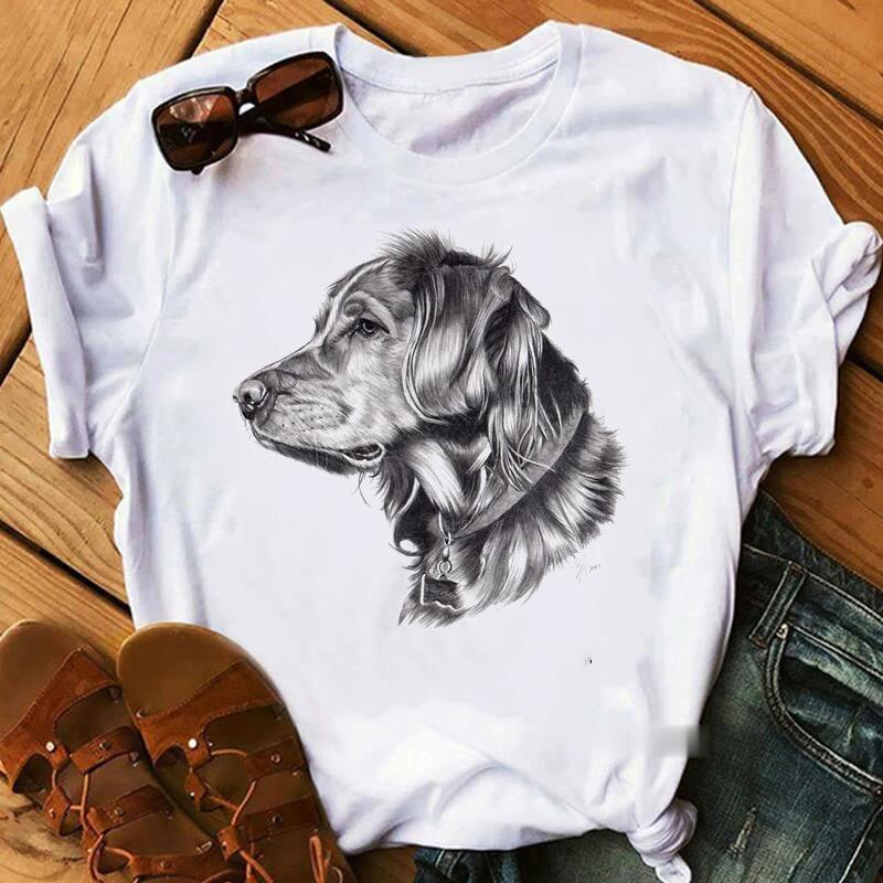 Ležérní tričko se psím potiskem