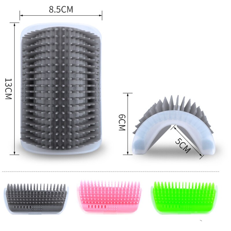 Pet Comb Removable Cat Corner Scratching Rubbing Brush Pet Hair Removal Massage Comb Pet Grooming Cleaning Supplies Scratcher