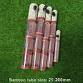 Skleněné bambusové zkumavky