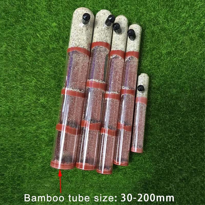 Skleněné bambusové zkumavky