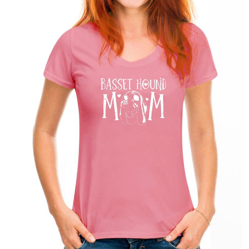 Trendy tričko Basset Hound Mama