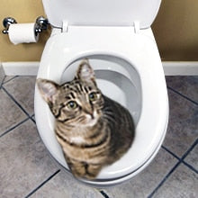 Kočičí sedátko na toaletu