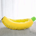 Psí postel ve tvaru banánu