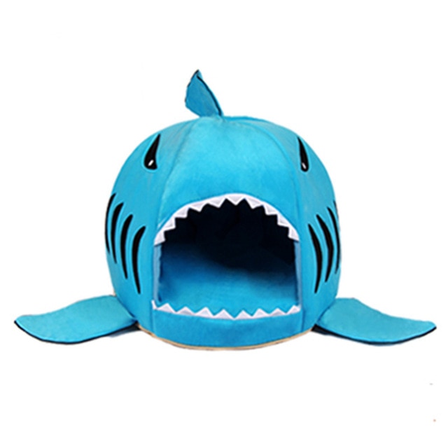 Pelíšek pro psy ve tvaru žraloka (Výprodej)