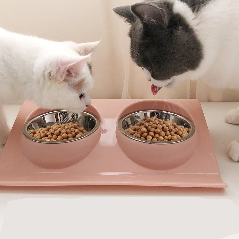 Double miska pro kočky