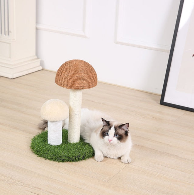 Škrabadlo pro kočky ve tvaru houby