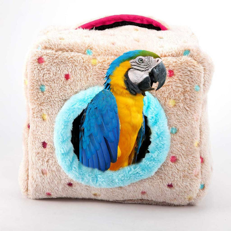Teplý pelíšek pro papoušky
