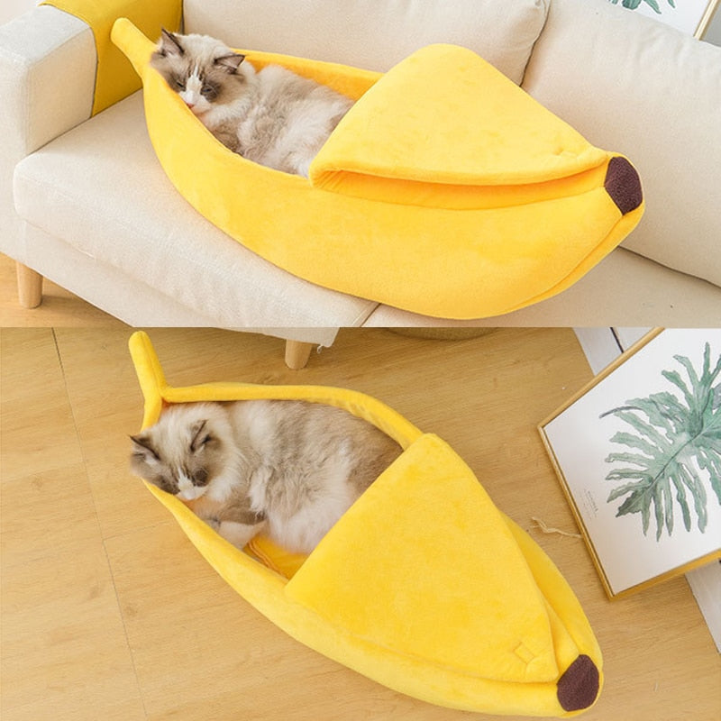 Legrační banánové lehátko