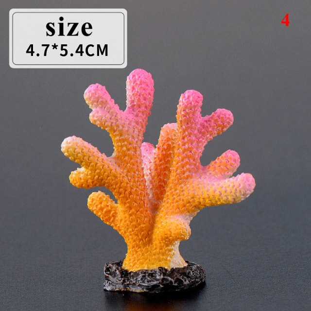 Barevné umělé korály