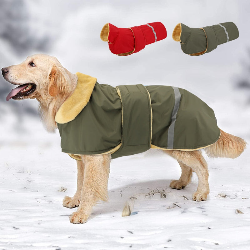 Teplý psí kabát