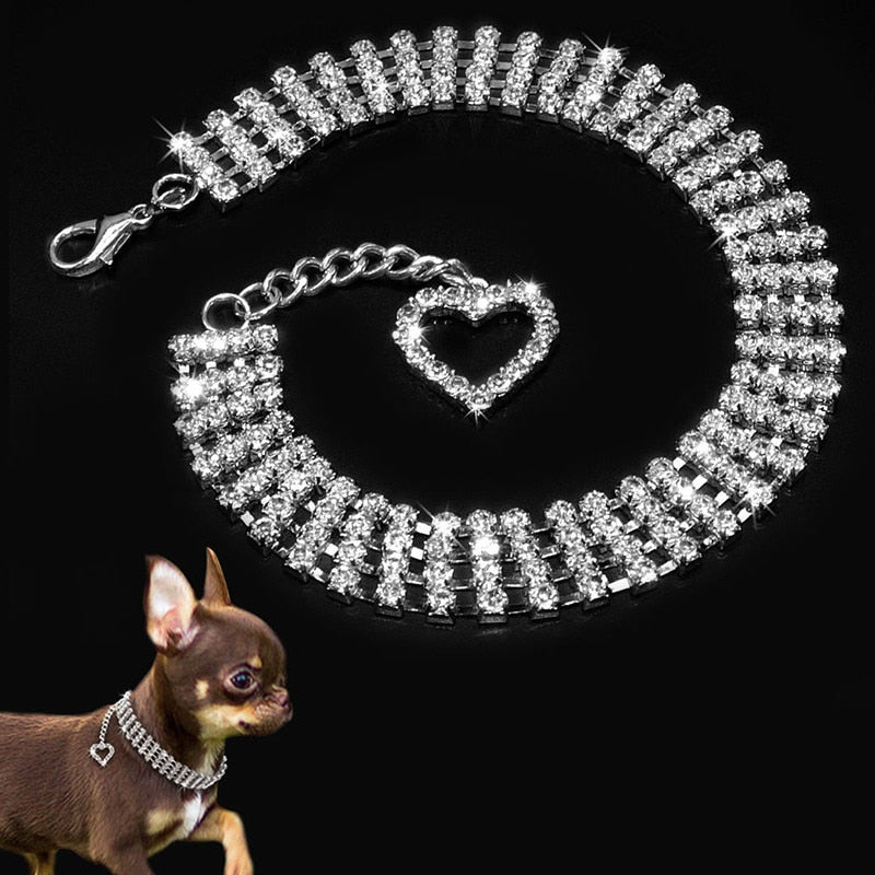 Diamantový obojek pro psy (Výprodej)